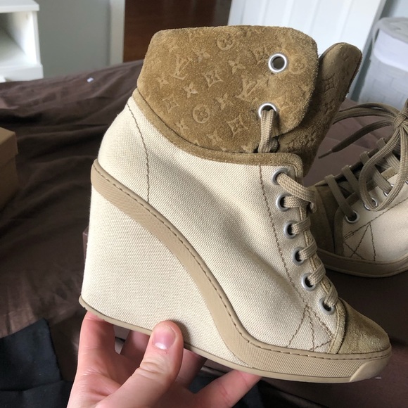 Louis Vuitton Wedge Sneakers - Picture 4 of 8